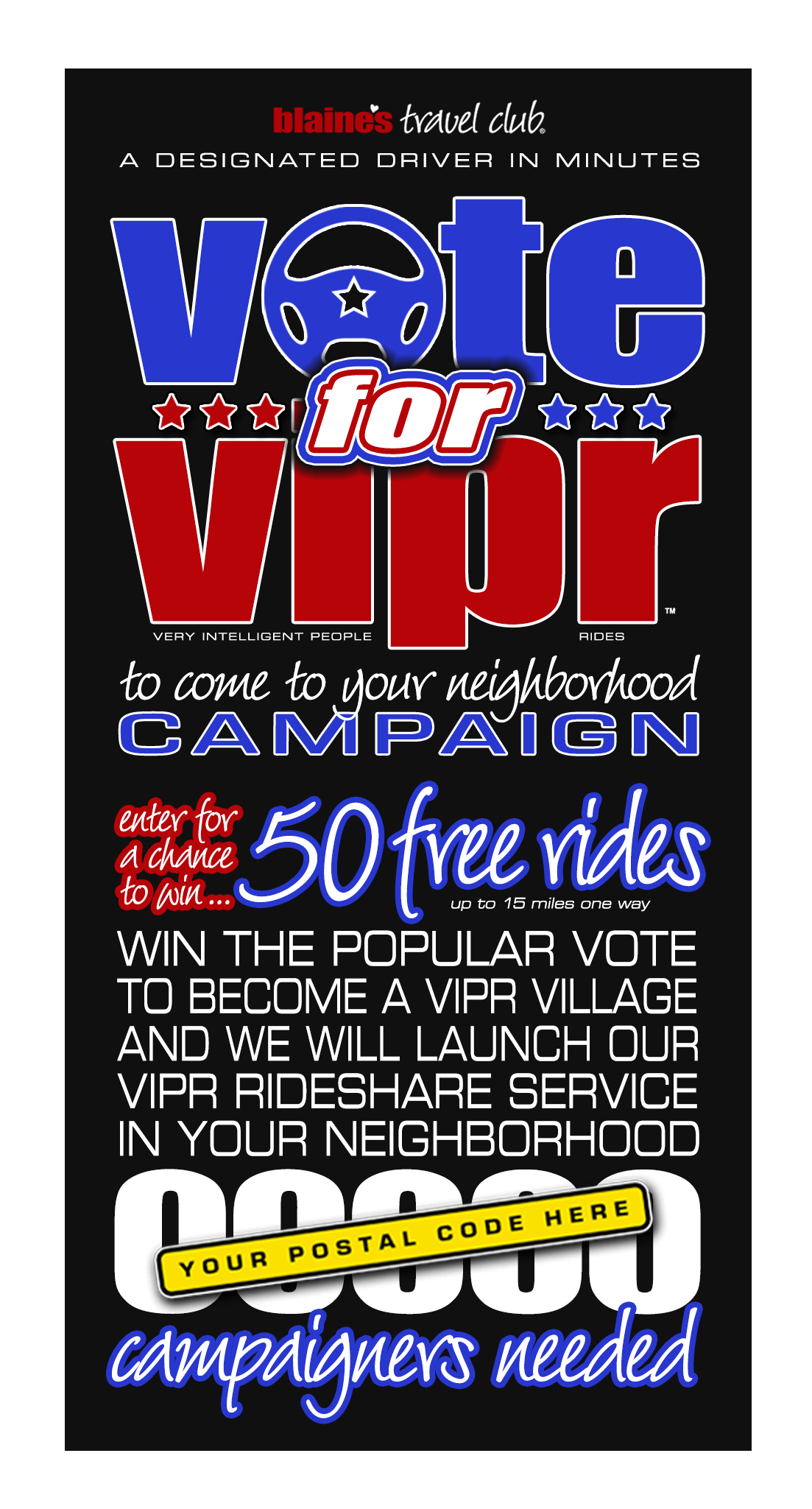 Vote For VIPR Campaign 2025 Logo