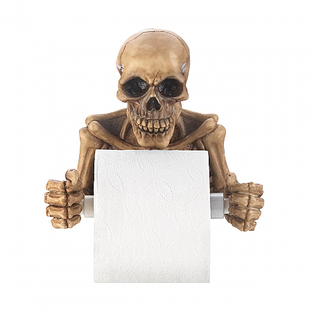 Creepy Skeleton Toilet Paper Holder