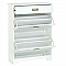 Two-Tier Shoe Rack Cabinet with Drawer