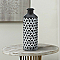 Black and White Geometric Porcelain Vase
